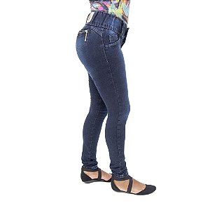 Calça Jeans Feminina Meitrix Escura Levanta Bumbum