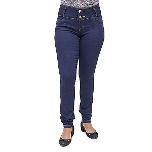 Calça Jeans Feminina Legging Bel Belita Marinho Levanta Bumbum