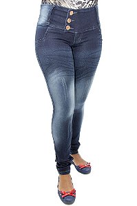 Calça Jeans Legging Feminina Helix Levanta Bumbum