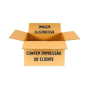 CAIXA MALETA 420X400X225 FARDO C/25 UNIDADES (Já contém impressão na caixa)