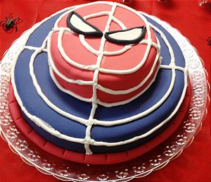 Bolo Pasta Americana (Homem Aranha)