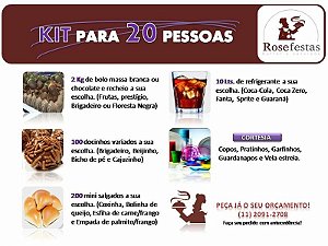 Kit Para 20 pessoas