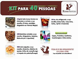 Kit Para 40 pessoas
