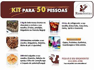 Kit Para 50 pessoas