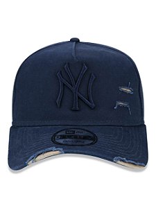 Boné New Era 9Forty A-Frame NY Yankees Destroyed Blue