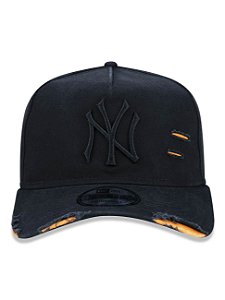 Boné New Era 9Forty A-Frame NY Yankees Destroyed Black