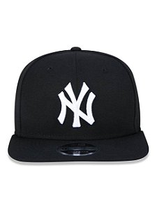 Boné New Era 9Fifty New York Yankees Black/White Original Fit Snapback