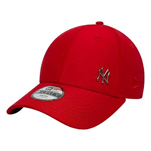 Boné New Era 9Forty Youth MLB New York Yankees Ajustável Vermelho