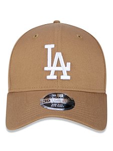 Boné New Era 39Thirty MLB LA Dodgers Kaki Flexhat S/M Curvo