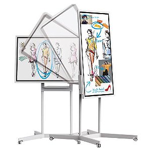 Monitor Touch 55" Flip Interativo + Pedestal, WMB55 e STN LH55WMBWBGCXZA
