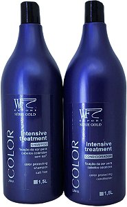 Kit Tratamento Sh 1,5 L Con 1,5 L Cabelos Coloridos WF