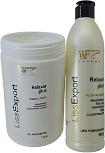 Kit Alisante Relaxer Plus Suave 1kg - Neutralizante 500ml Wf