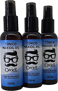 Kit 3 Tonicos Maxidil Crescimento Capilar 360ml Cavier
