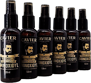 Kit 6 Tonicos Aminoxidyl Crescimento Capilar 720ml Cavier