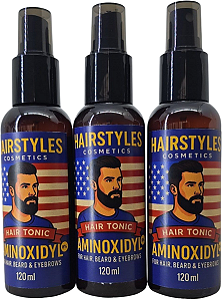 Kit 3 Tonicos Aminoxidyl Crescimento Capilar 360ml Cavier