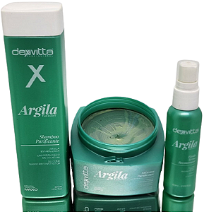 Kit Tratamento Argila Therapy Manutenção Em Casa Dexvitta