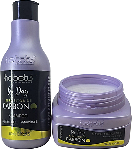Kit Tratamento Sh 300ml e Mas 300g Repositor Carbono