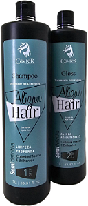Cavier Alizan Hair Tratamento Redutor Volume 2x1000 L