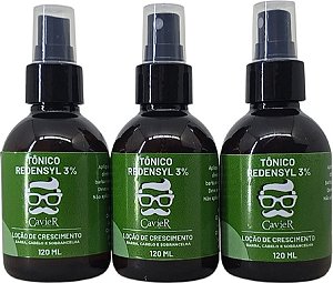 Kit Cavier 3 Tonico Redensyl 120ml
