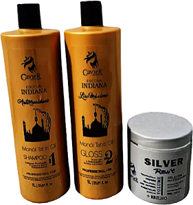 Cavier Progressiva Indiana + Selante Silver Revit 500g