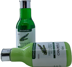 Shampoo 300ml Condicionador 300ml Erva Doce - Alecrim Capely