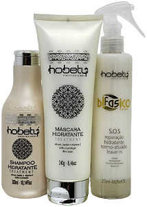 Shampoo Emulsão Bifasico Hobety Hidratação Restauração 795g