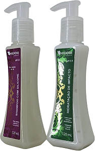 Kit Midori Sh Silicone 120ml - Hidratação Impacto 120ml