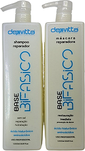 Kit Tratamento Bifasico Shampoo 1 L Mascara 1 Kg Dexvitta