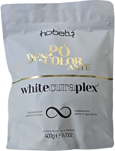 Pó Descolorante White Cura Plex Hobety Profissional 400g