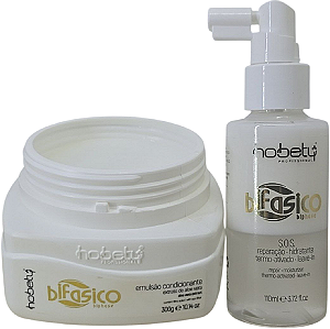 Kit Tratamento Bifasico Mascara 300g - Mini Leave in 110ml