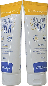 Kit 2 Loção Repelente De Insetos Sem Deet Para Bebes 120ml