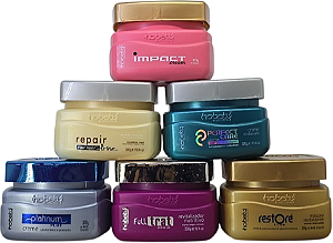 6 Máscaras de Tratamento Capilar Hobety 300g