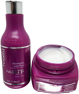 Kit Tratamento Full Trat Nutrição Sh 300ml Mas 300g Hobety