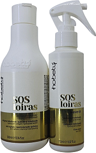 Tratamento Shampoo 300ml Leave In 150ml SOS Loiras Hobety