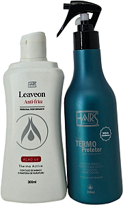 Kit Hairs Spray Termo Protetor 300ml Leaveon Antifrizz 300ml