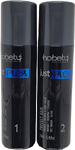 Kit Protetor Fibra Capilar Just Plex 1 e 2 Hobety 500ml