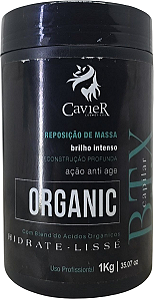 Btx Capilar Organic Cavier 1kg Reposição Massa E Brilho