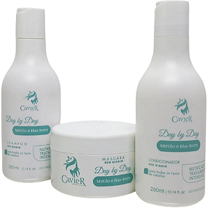 Kit Capilar Mirtilo Tratamento Nutrição Intensiva Uso Diário