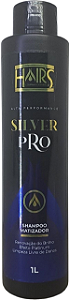 Shampoo Matizador Desamarelador Efeito Platinum Silver Pro 1L
