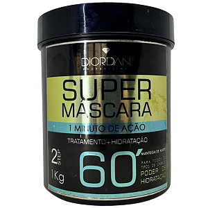 Máscara Capilar 60 Segundos Diordani Anti-frizz 1kg