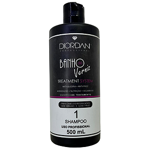 Shampoo Banho De Verniz Diordani Brilho E Selamento 500ml