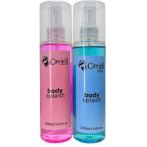 Kit Body Splash Casal Cavier Men E Feminino 200ml