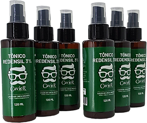 Kit 6 Tonicos Redensyl Crescimento Capilar Cavier