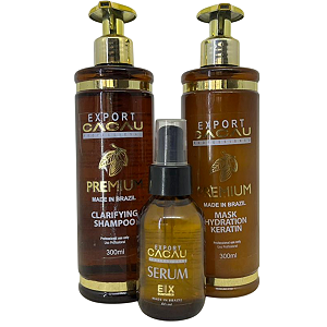 Kit Export Cacau Profissional Shampoo Anti-resíduo + Máscara