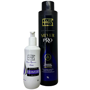 Kit Matizador Silver Pro 1l + Leavein Keep Blond Hairs 300ml