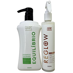 Kit Shampoo Equilíbrio Com Alecrim E Mentol + Spray Reglow