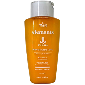 Shampoo Mirra Elements Proteínas Do Leite Restauração 270ml