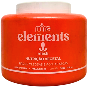 Máscara Anticaspa e Nutritiva Mirra Elements Nutrição Vegetal