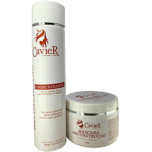 Kit CavieR Reconstrução Máscara 250g E Condicionador 300ml
