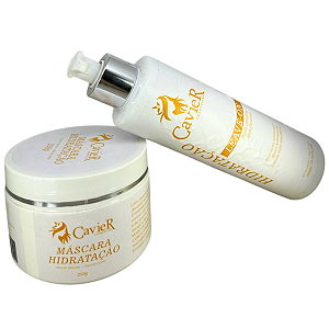 Kit CavieR Hidratação Máscara 250g + Leave-on Antifrizz